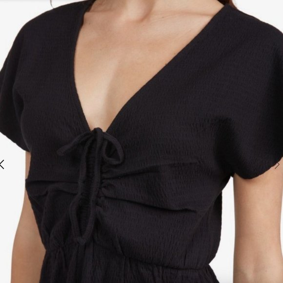 Roxy Simple Thoughts Dress - Black - Medium - Picture 3 of 9